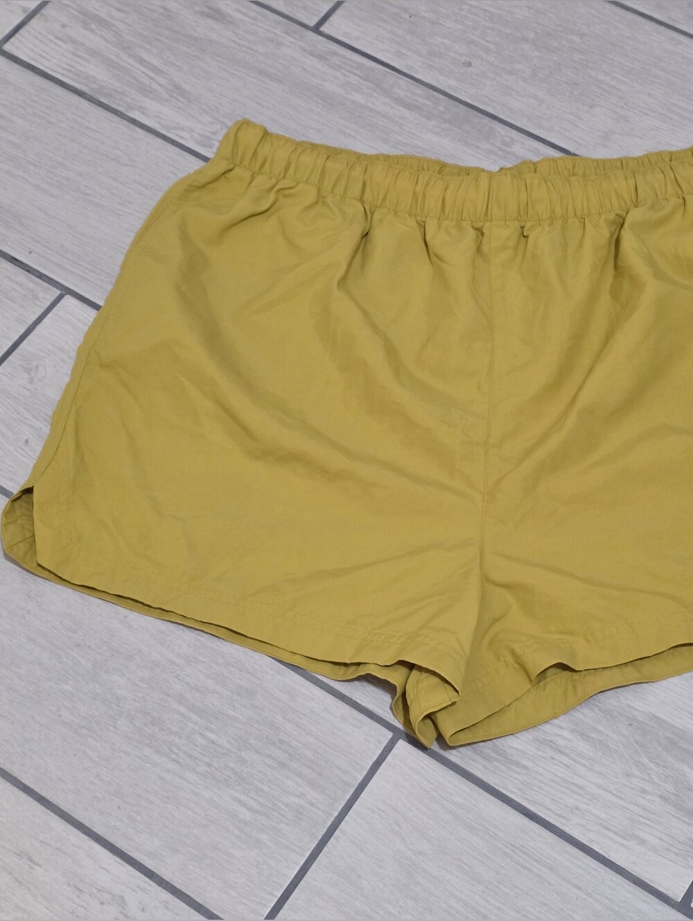 DSG Women's Athletic Shorts in Mustard Yellow